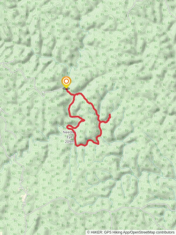 Thompson Creek Wild Hiking and East Bee Branch Canyon Loop Trail
