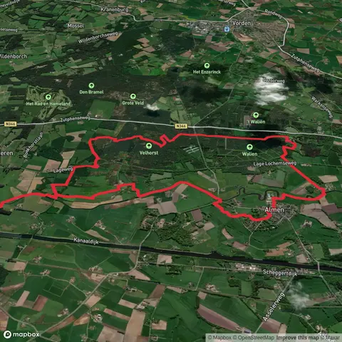 Rondje Velhorst, Berkelvallei Route and Rondje Almen Loop