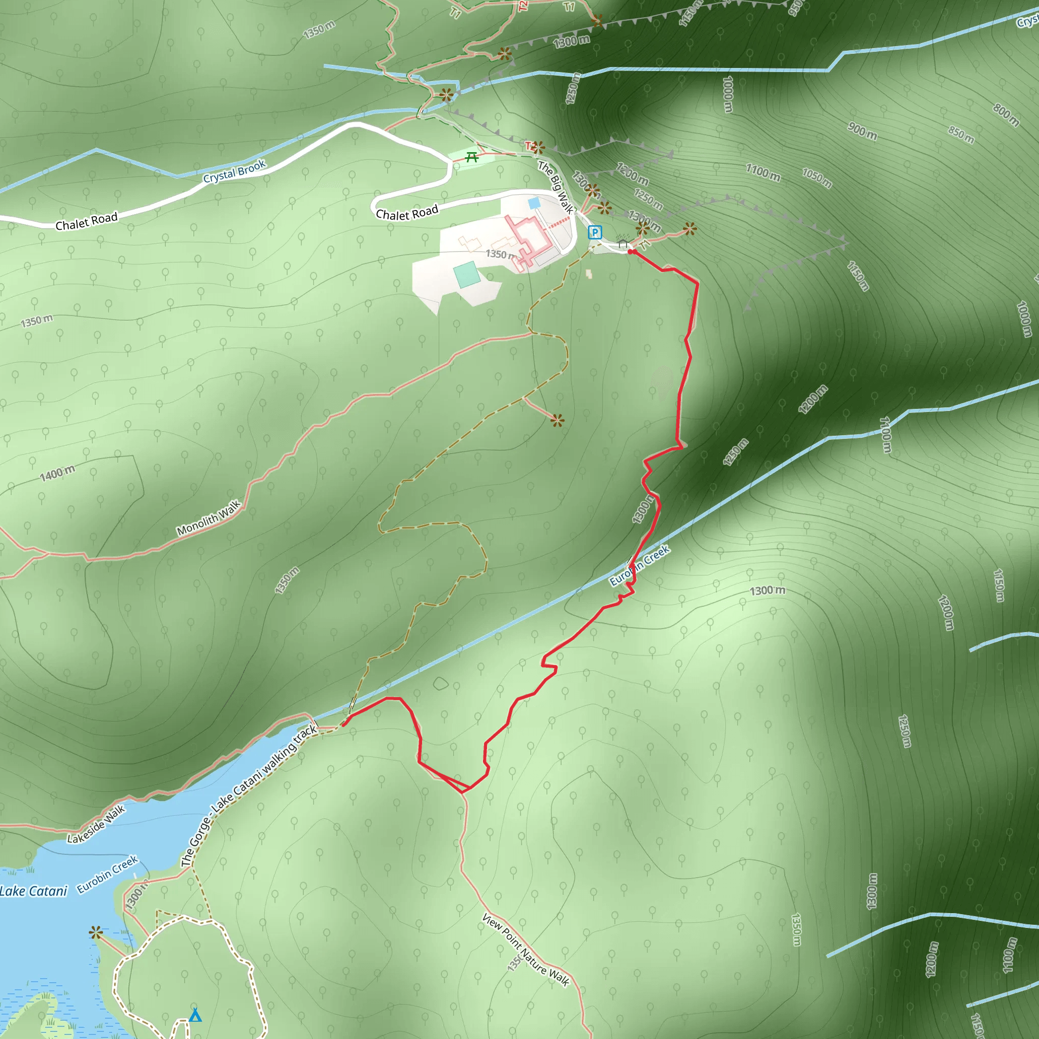Underground River Track mobile static map