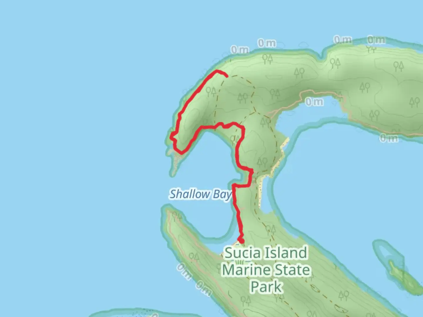 An image depicting the trail Lawson Bluff Trail and its surrounding area.