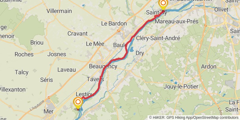 GR 3 - Vallee De La Loire stage 37 Map