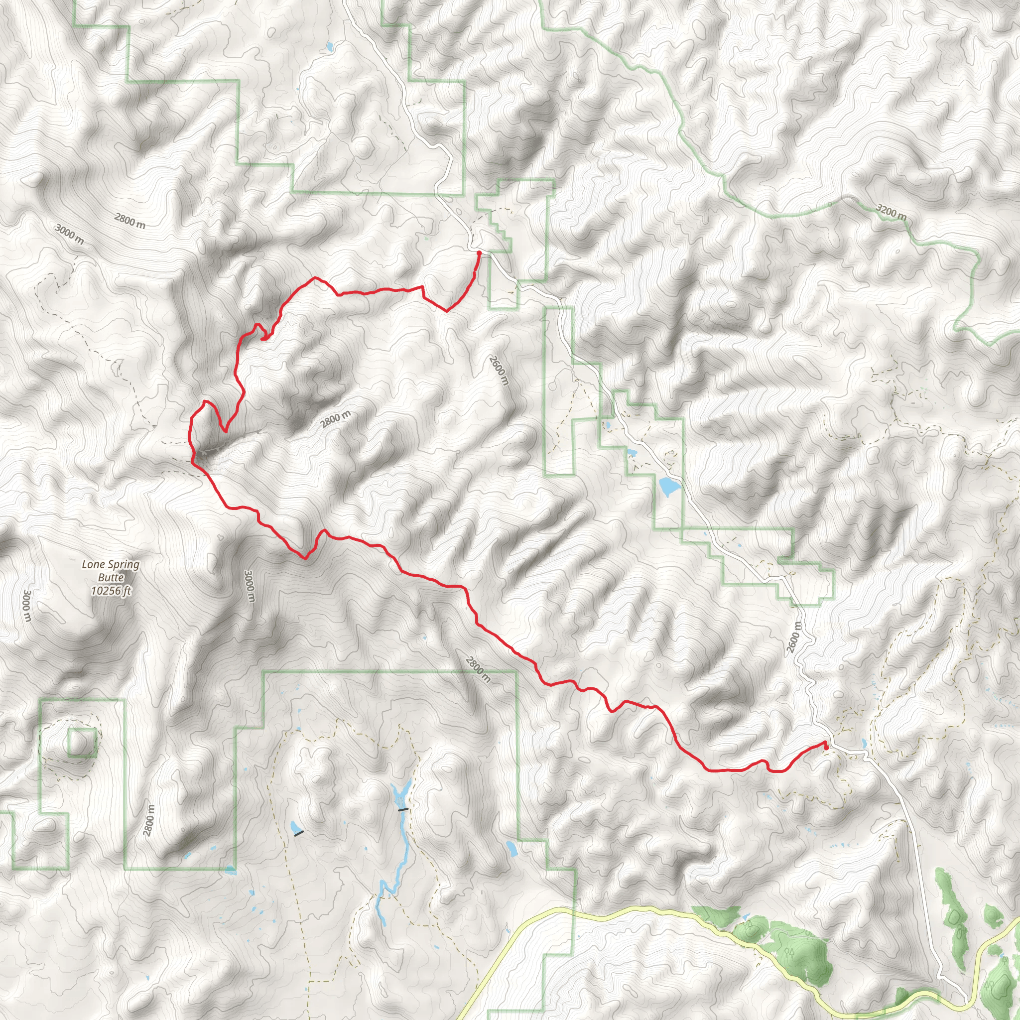 Morrison Divide Trail mobile static map