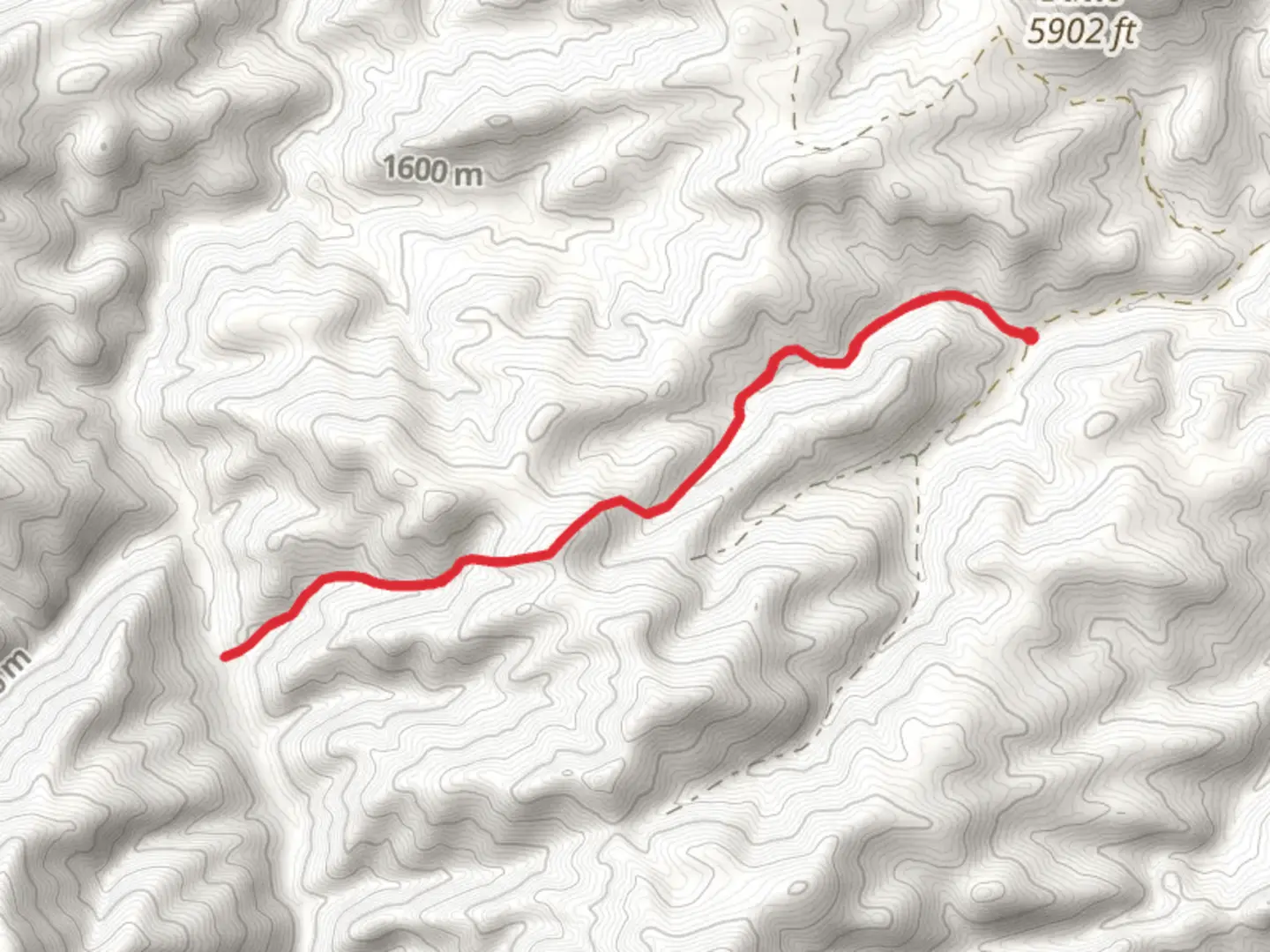 An image depicting the trail Jims Gulch Trail and its surrounding area.