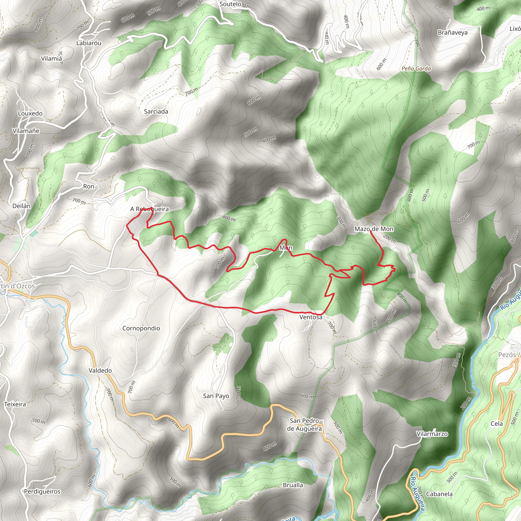 Mon route PR AS 114 mobile static map