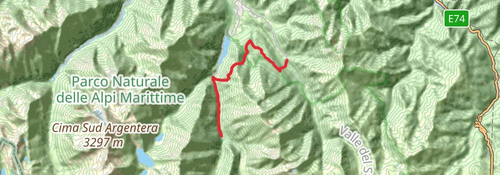 Grande Traversata delle Alpi stage 56 Map