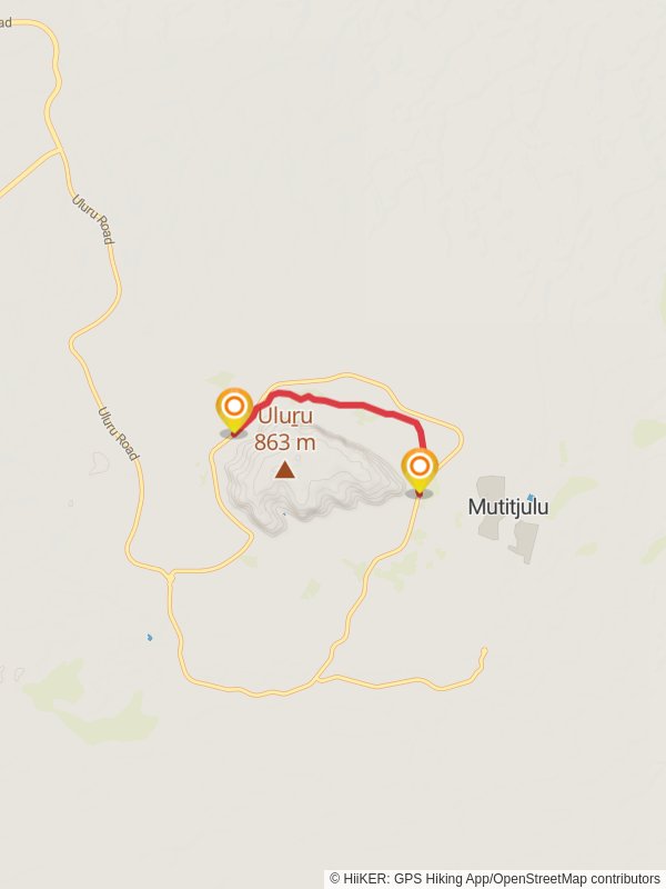 North-east face Walk mobile static map