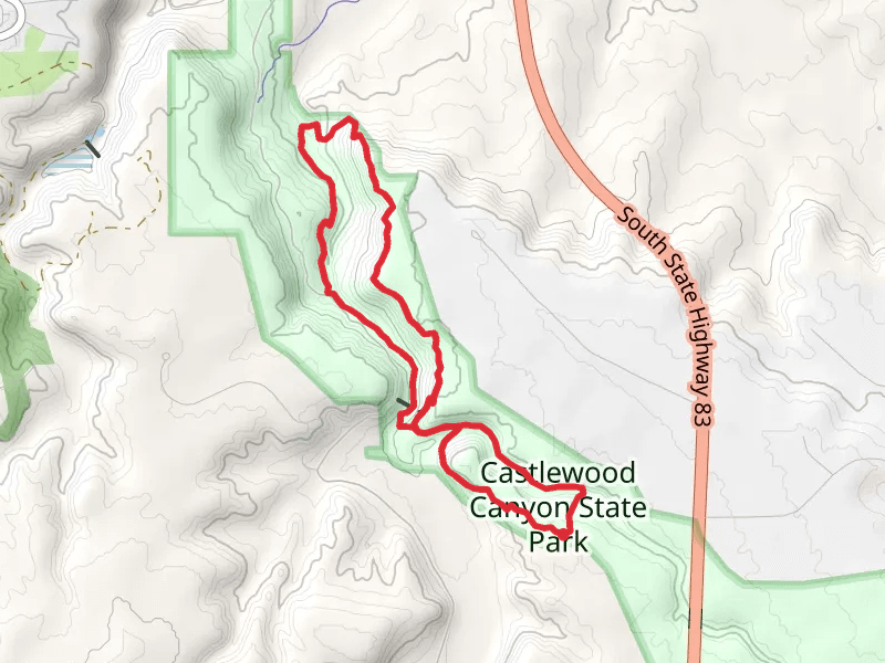Lake Gulch Trail, Creek Bottom Trail and Rimrock Trail Loop