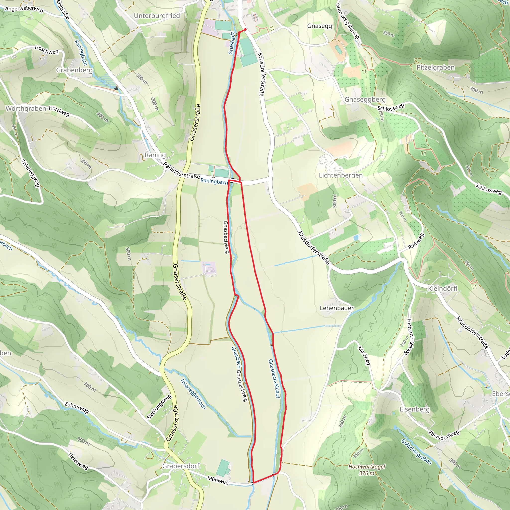 Tier-Wald-Feld - Landwirtschaftlicher Themenweg mobile static map