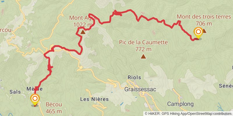 Via Tolosana stage 12 Map