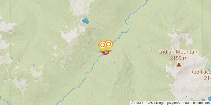 Northern North Cascades Loop alt 1 Map