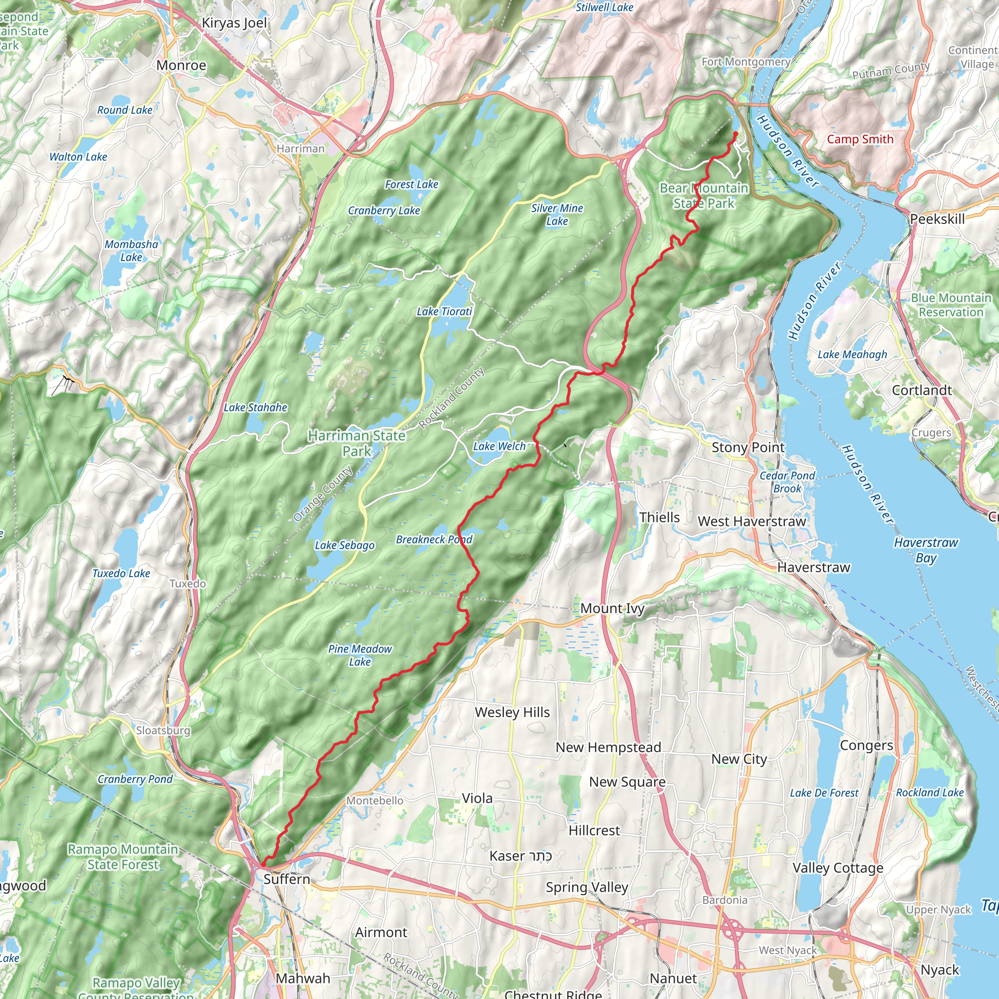 Pingyp Mountain and The Pines mobile static map