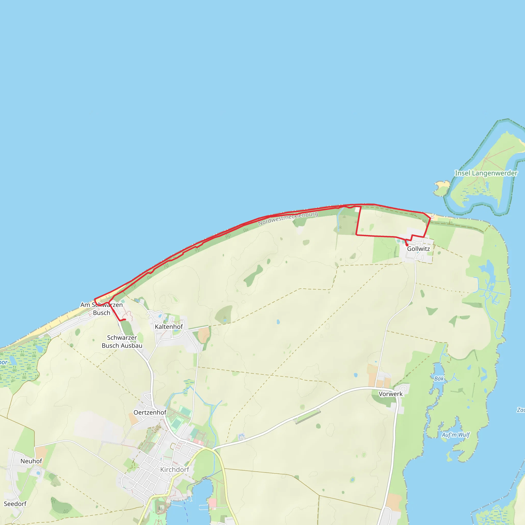 Gollwitz Loop mobile static map