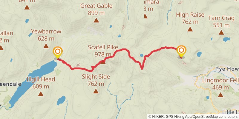 Bob Graham Round stage 5 Map