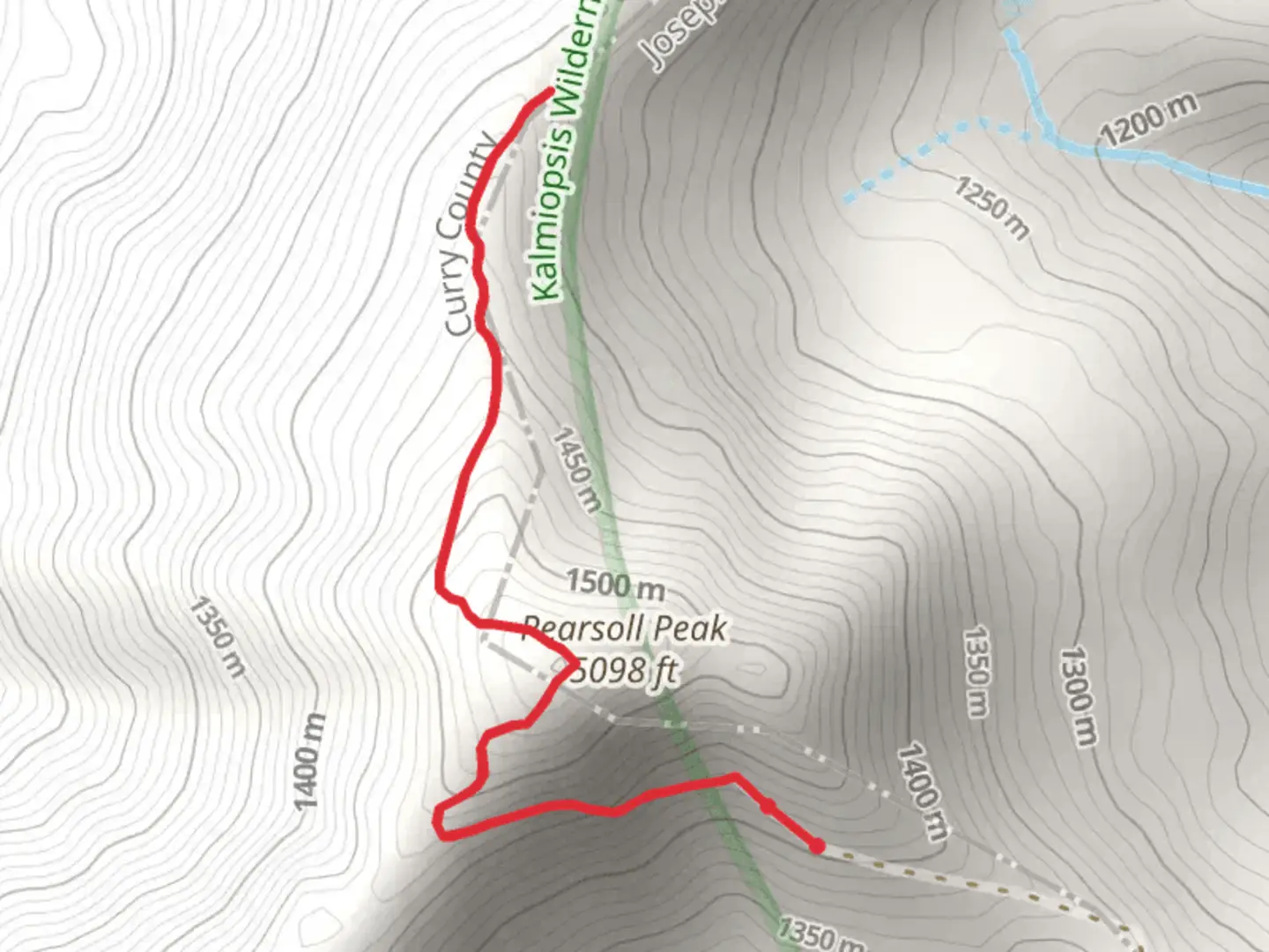 An image depicting the trail Pearsoll Peak Trail and its surrounding area.