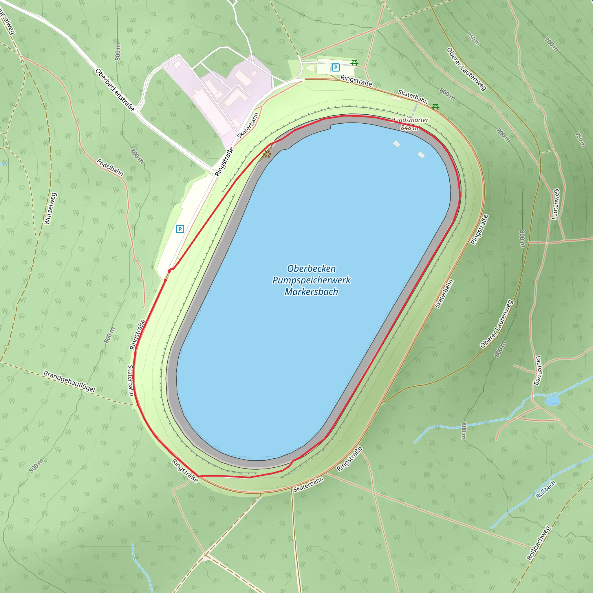 Hundsmarter via Ringstraße mobile static map