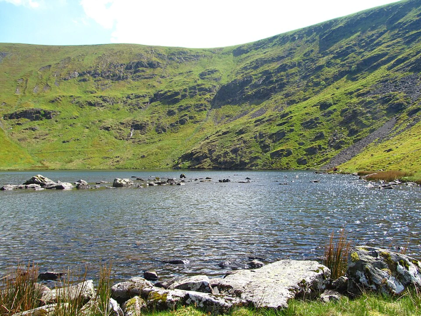 An image depicting the trail Bowscale Tarn and Bowscale Fell Loop and its surrounding area.