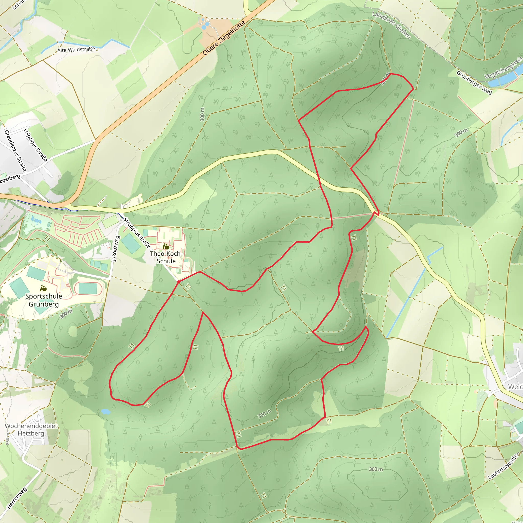 Bobenhauser Kopf Loop mobile static map