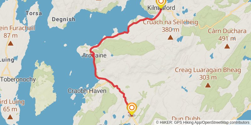 Slí Cholmcille stage 29 Map