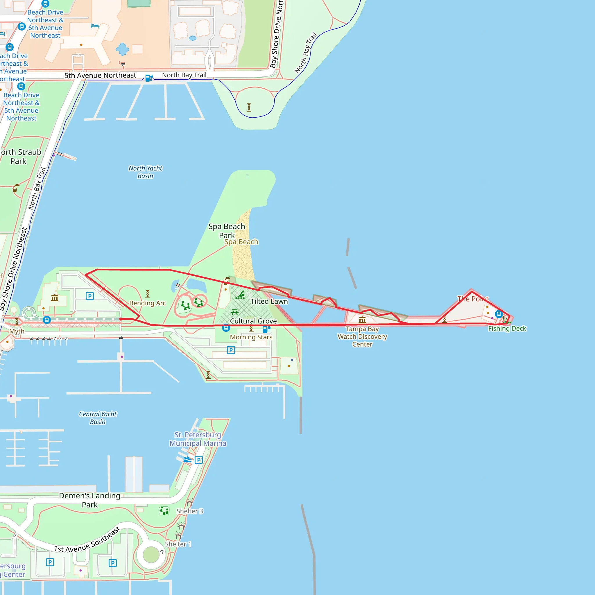 Cultural Grove Loop mobile static map