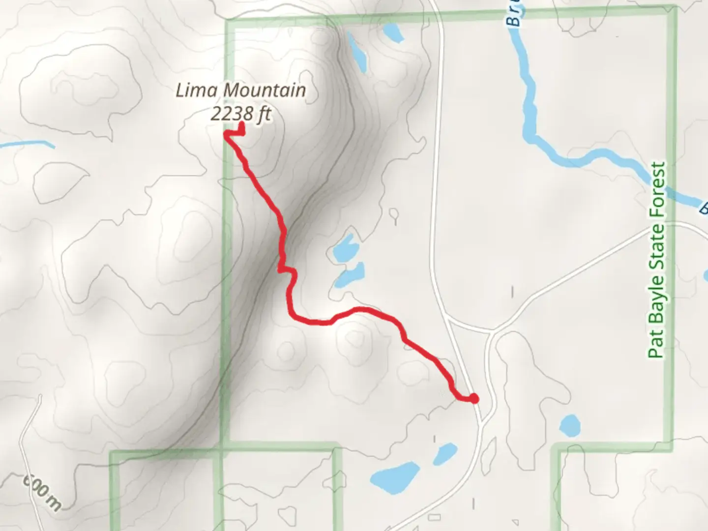 An image depicting the trail Lima Mountain Trail and its surrounding area.