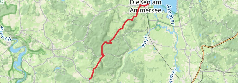 Münchner Jakobsweg stage 4 Map