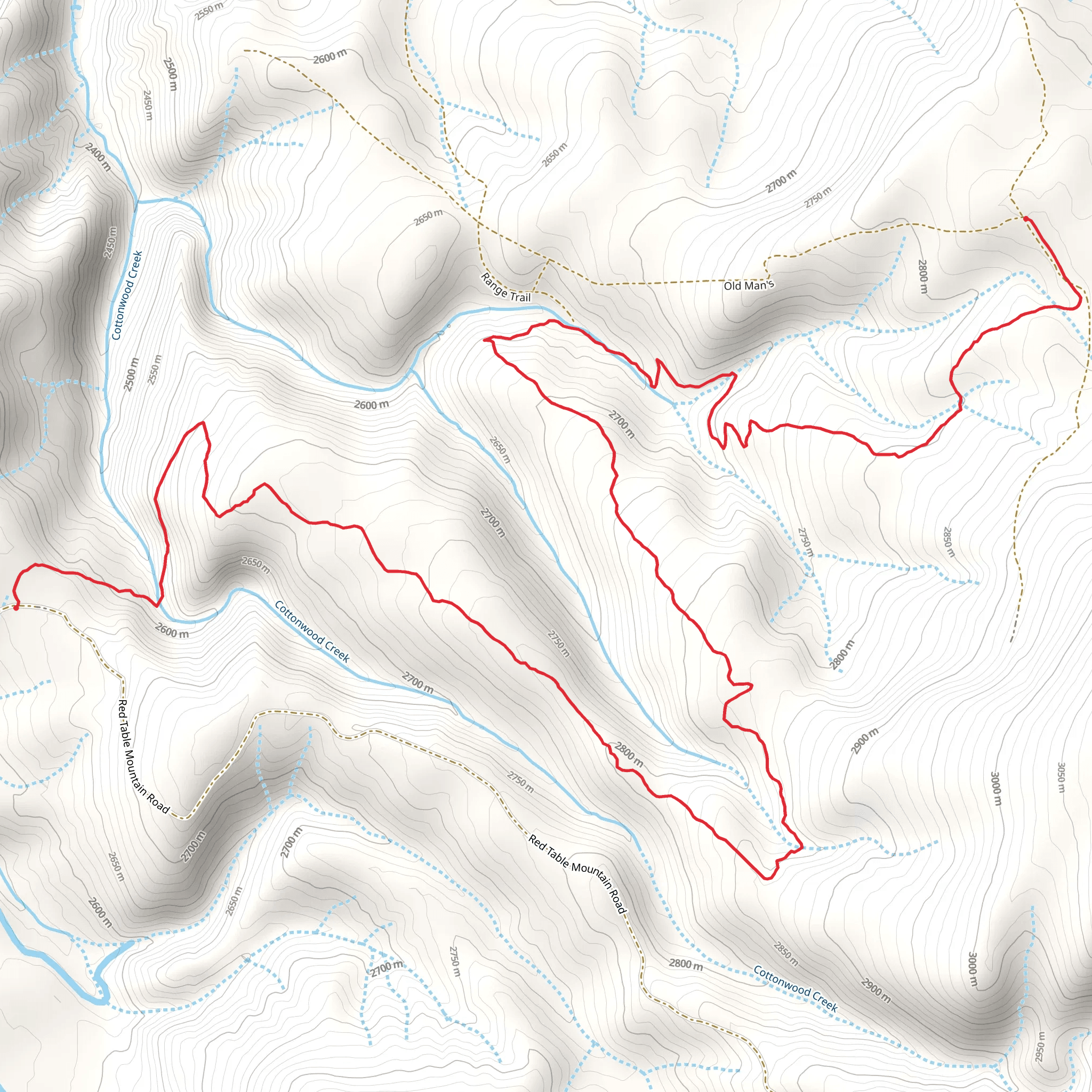 Green Gate Trail mobile static map