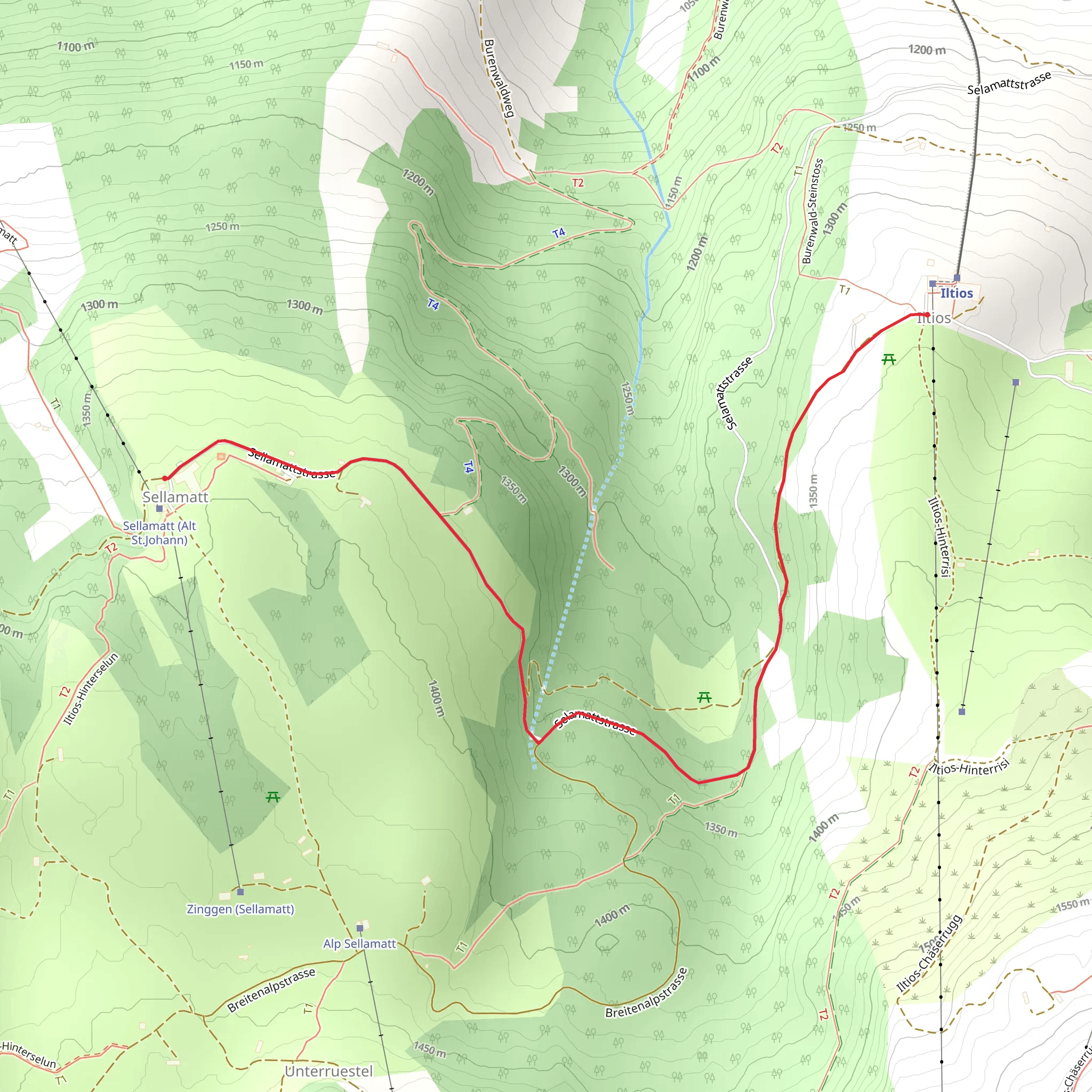 Klangweg mobile static map