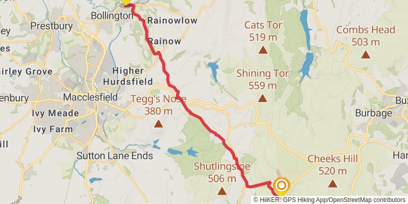 Bullock Smithy Hike stage 5 Map