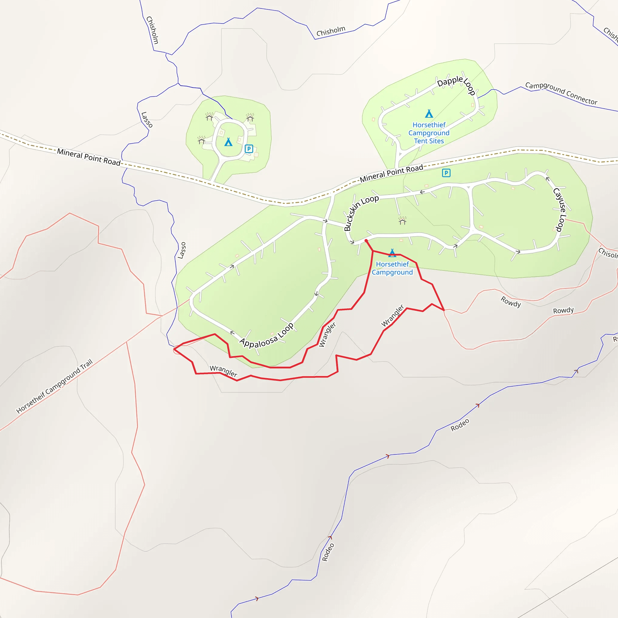 Wrangler Loop mobile static map