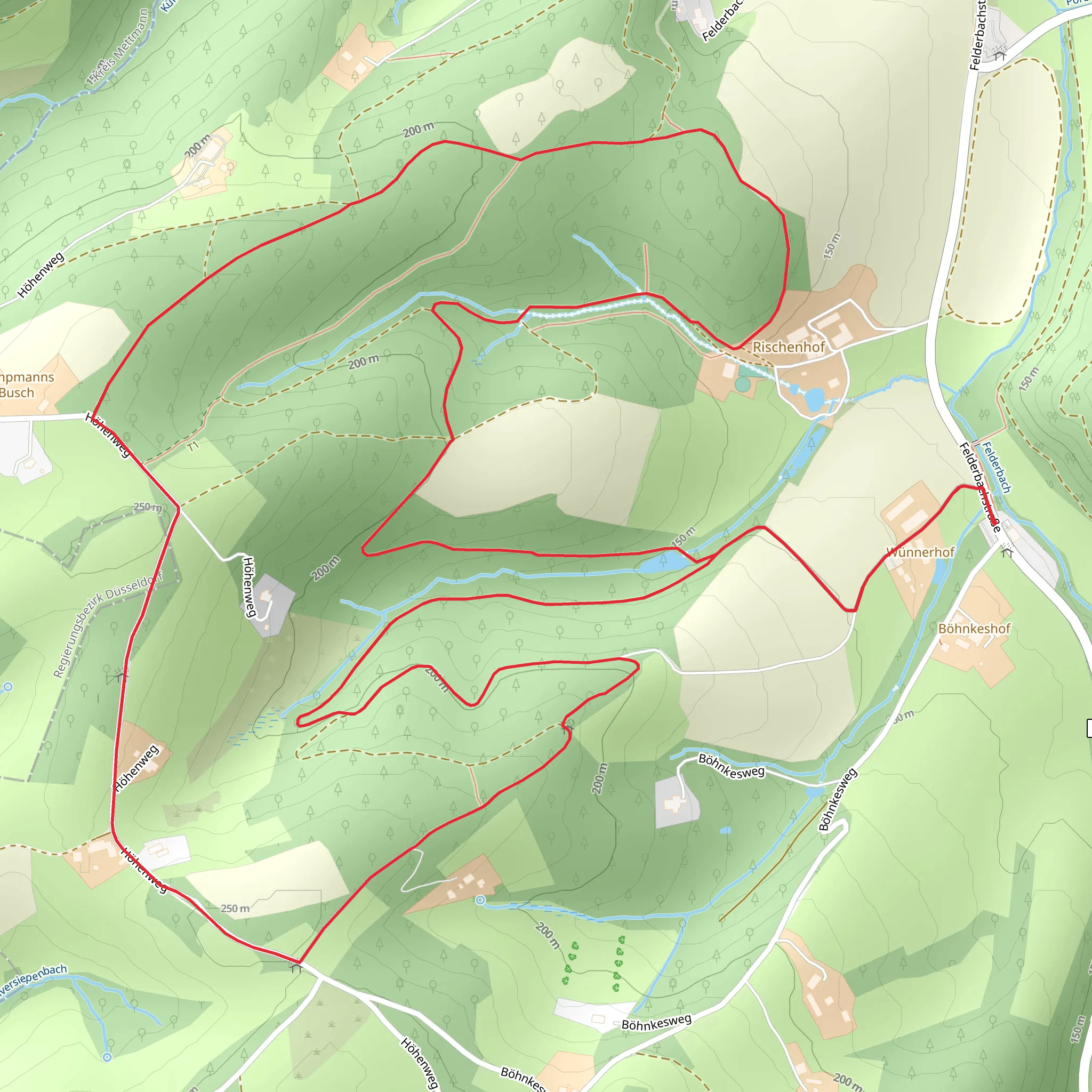 Wünnerhof Rundweg mobile static map