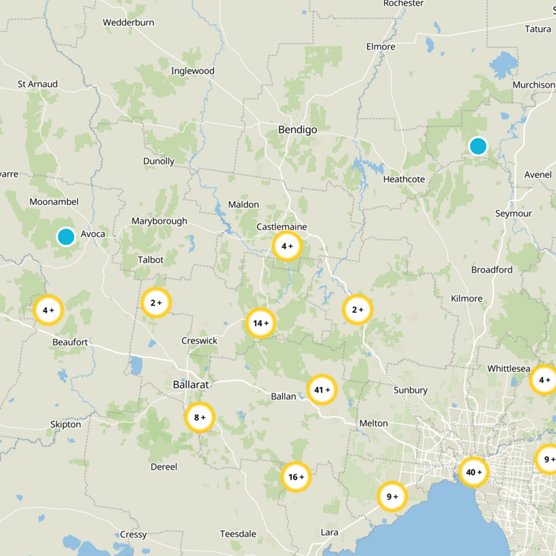 Shire of Mount Alexander Static Map