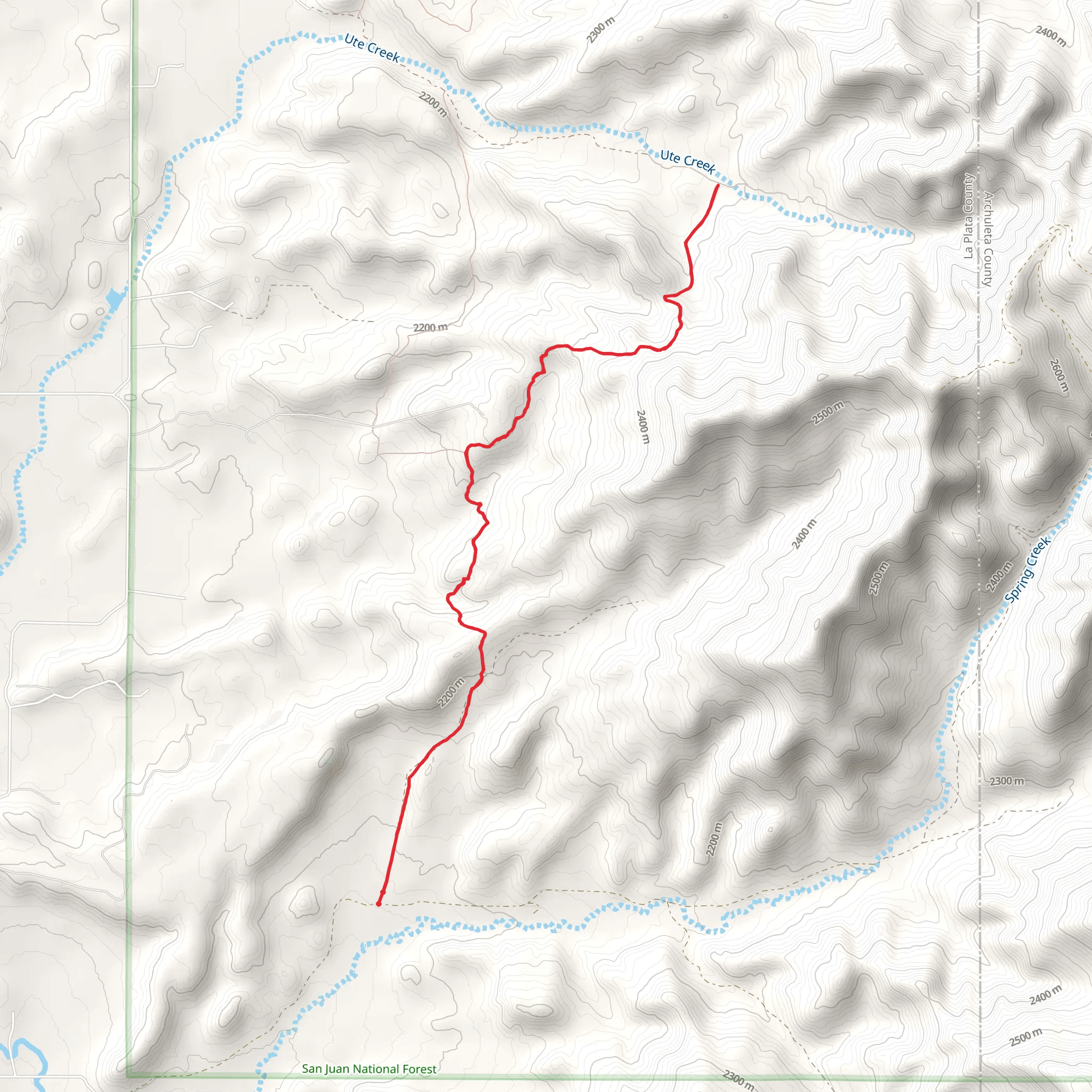 Green Canyon Trail mobile static map