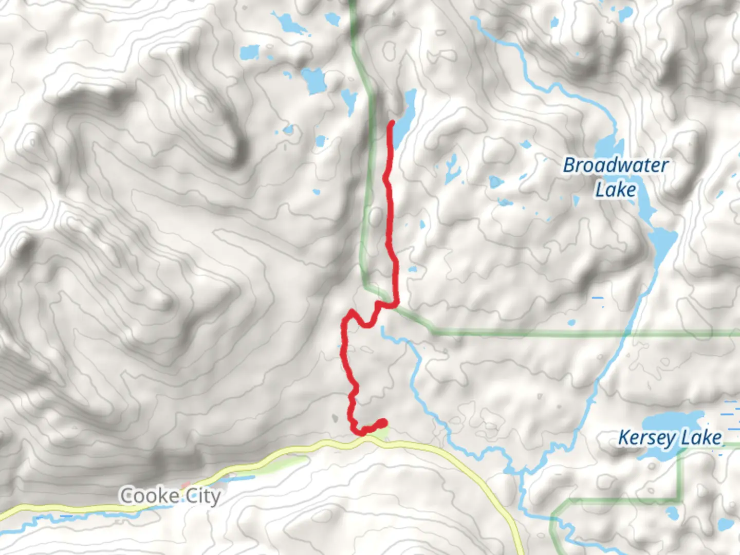 An image depicting the trail Lady of the Lake via Lower Lady Of The Lake Trail and its surrounding area.