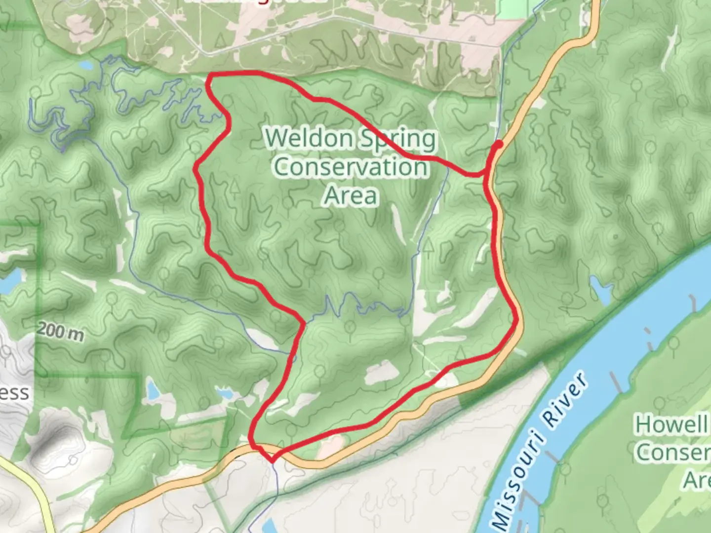 An image depicting the trail Lost Valley, Abandoned Road and Hamburg Loop Trail and its surrounding area.