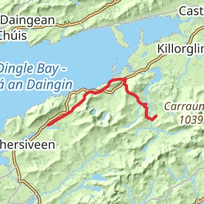 Kerry Way 4-Day Gentle Tour (Hillwalk Tours) mobile static map