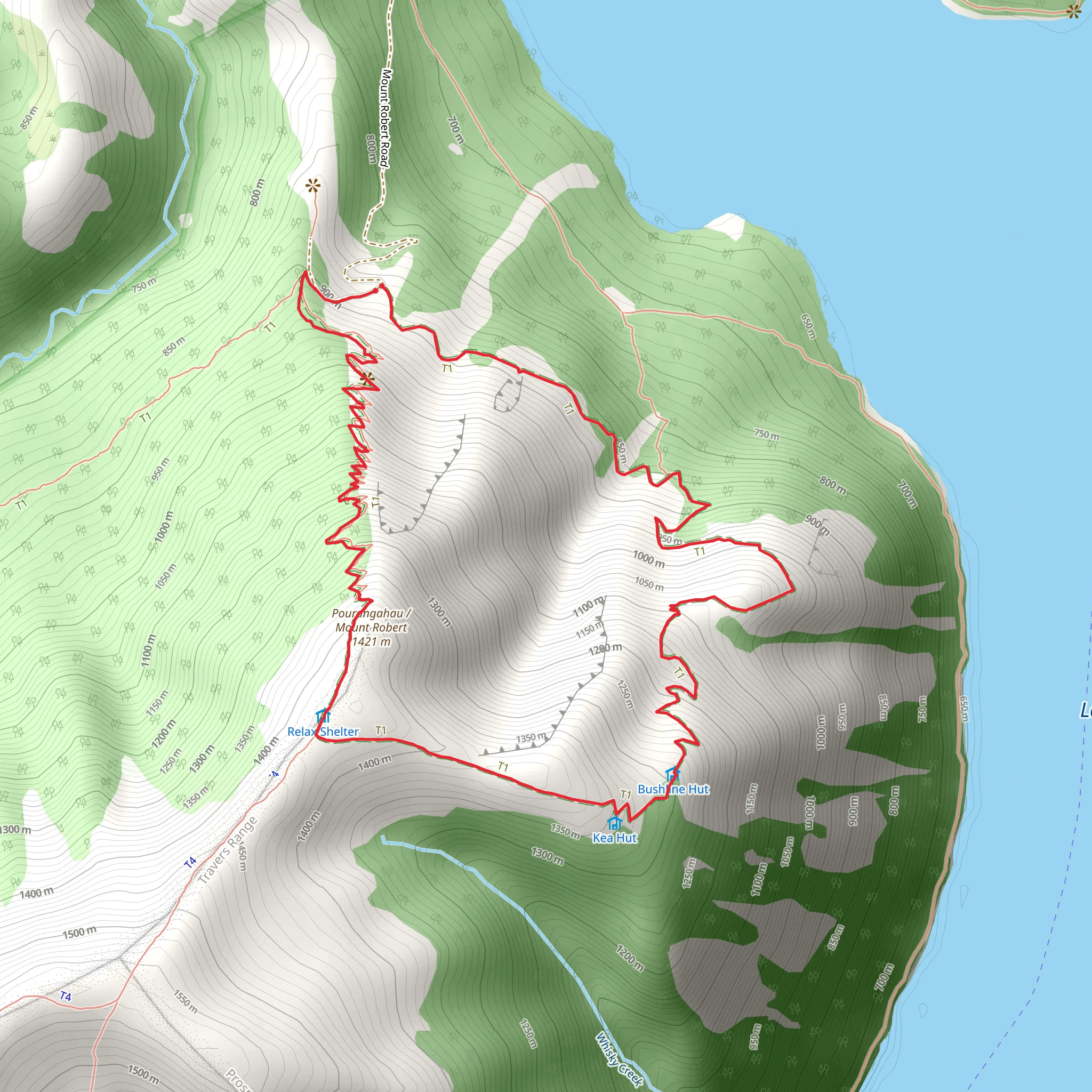 Mount Robert Circuit mobile static map