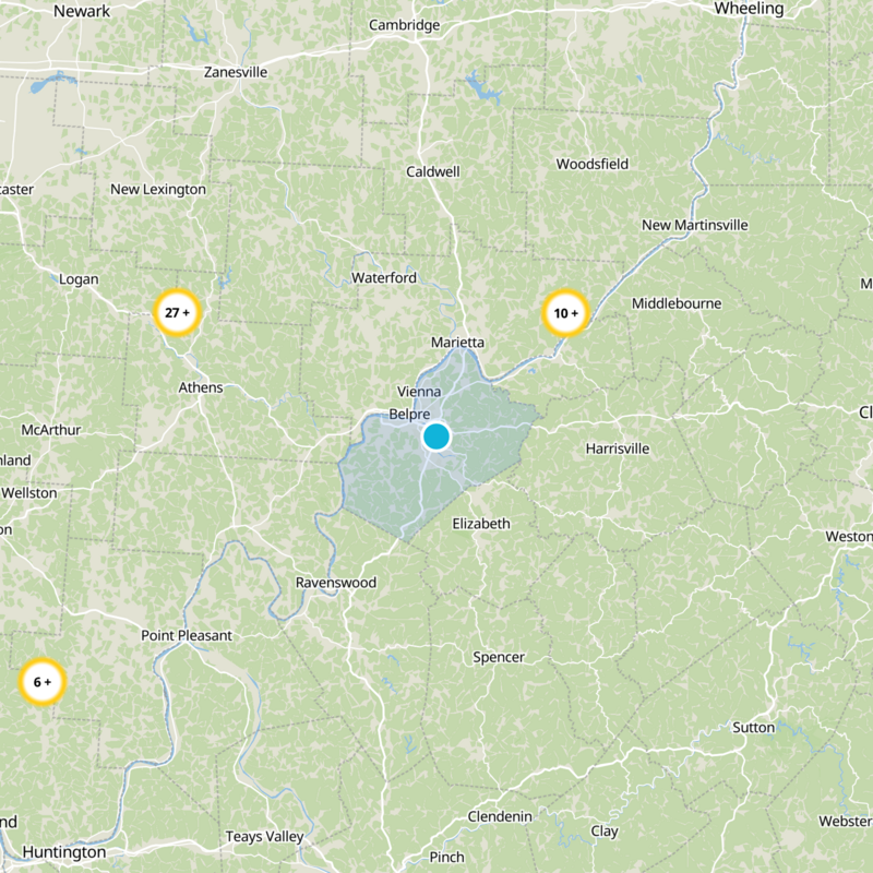 Wood County Static Map