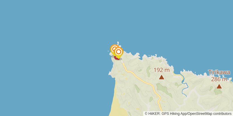 Cape Reinga Coastal Walkway alt 9 Map