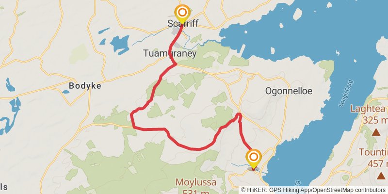 East Clare Way stage 8 Map