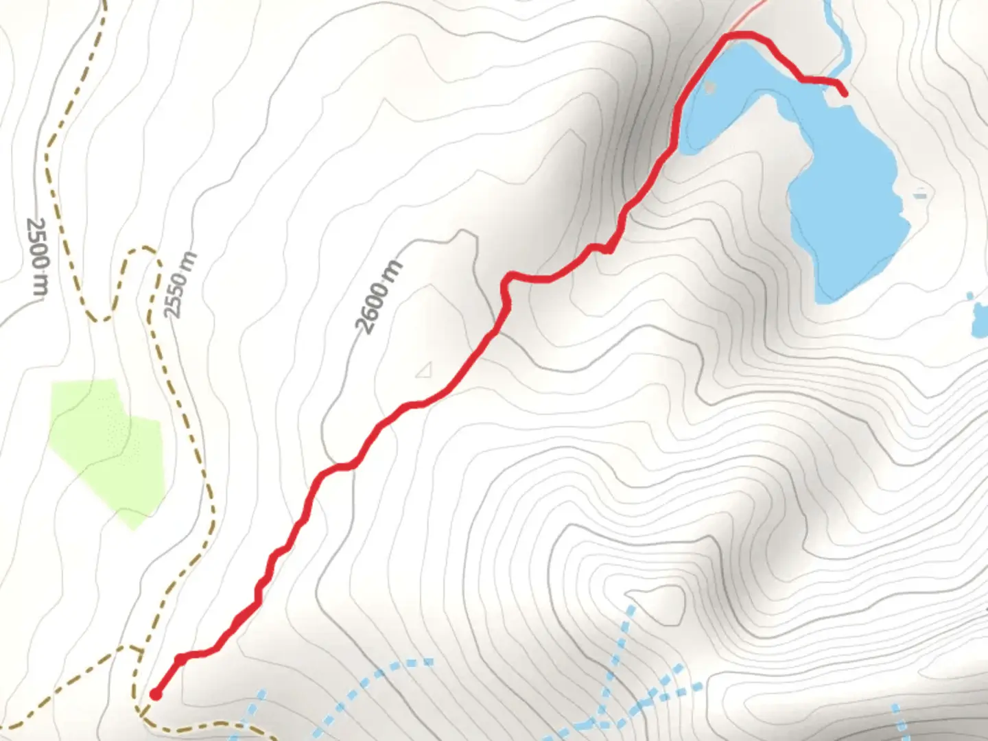An image depicting the trail Iron Creek and its surrounding area.