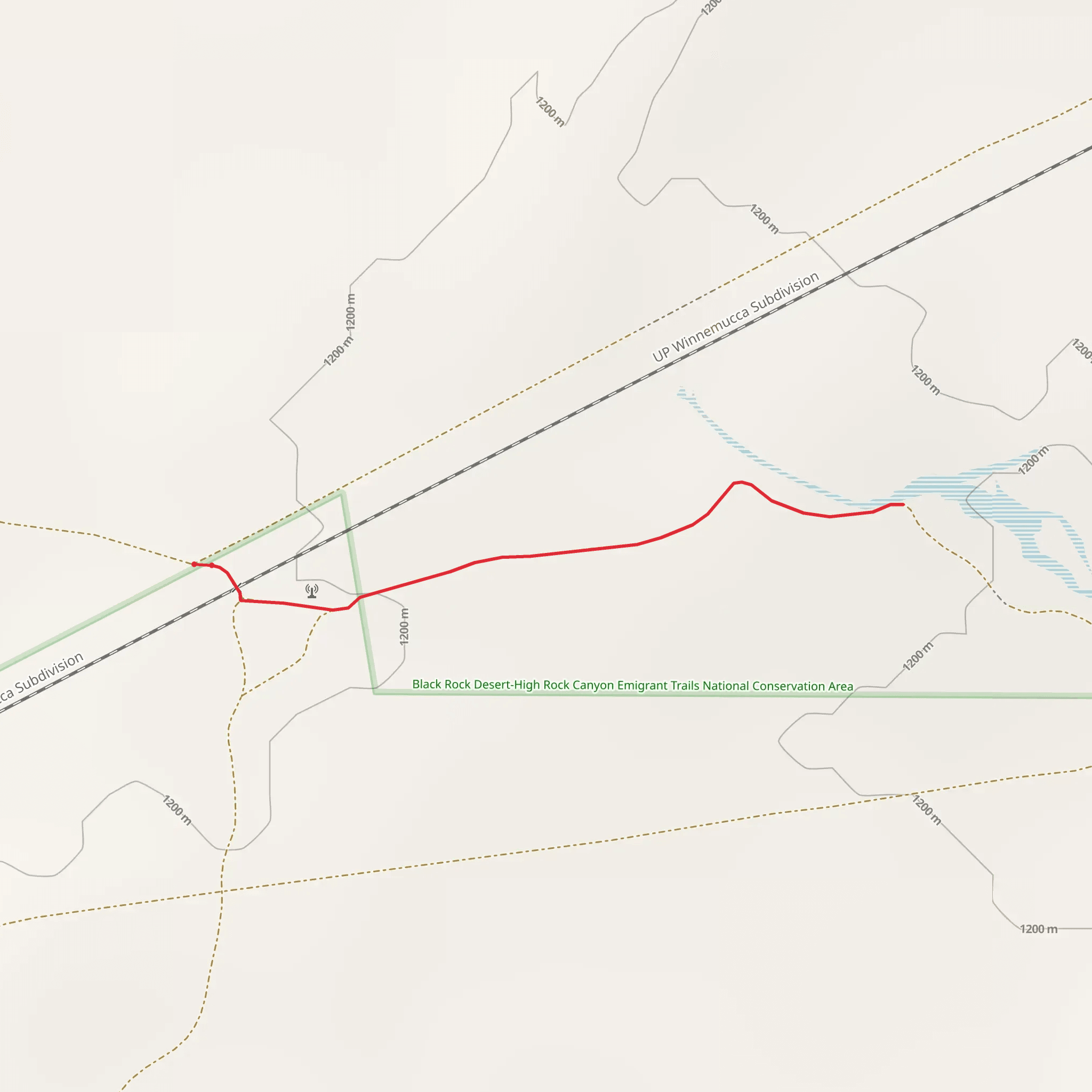 Jungo Road mobile static map