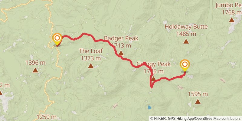 Juniper Ridge - Boundary Trail stage 3 Map