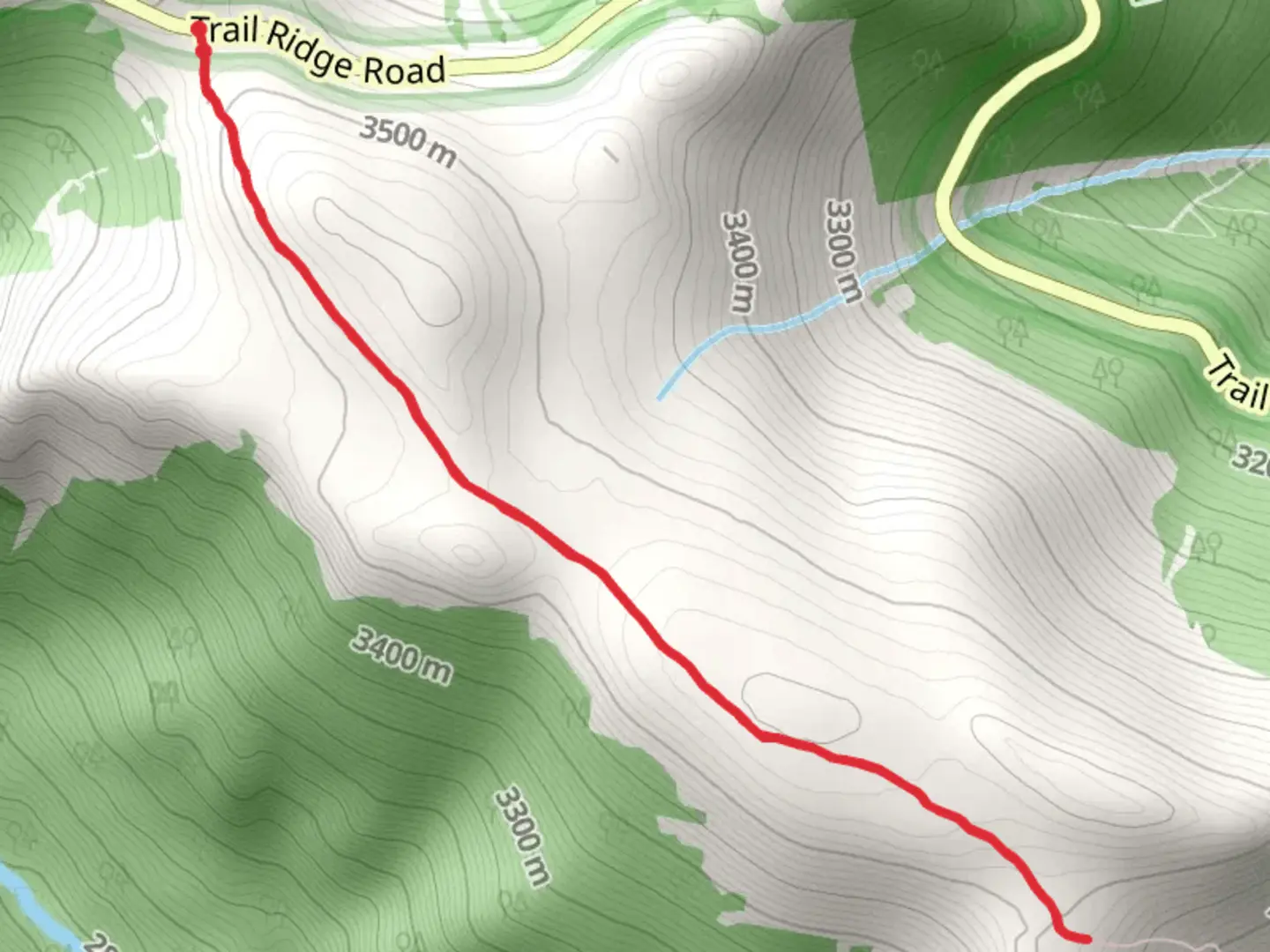 An image depicting the trail Timberline Pass and its surrounding area.