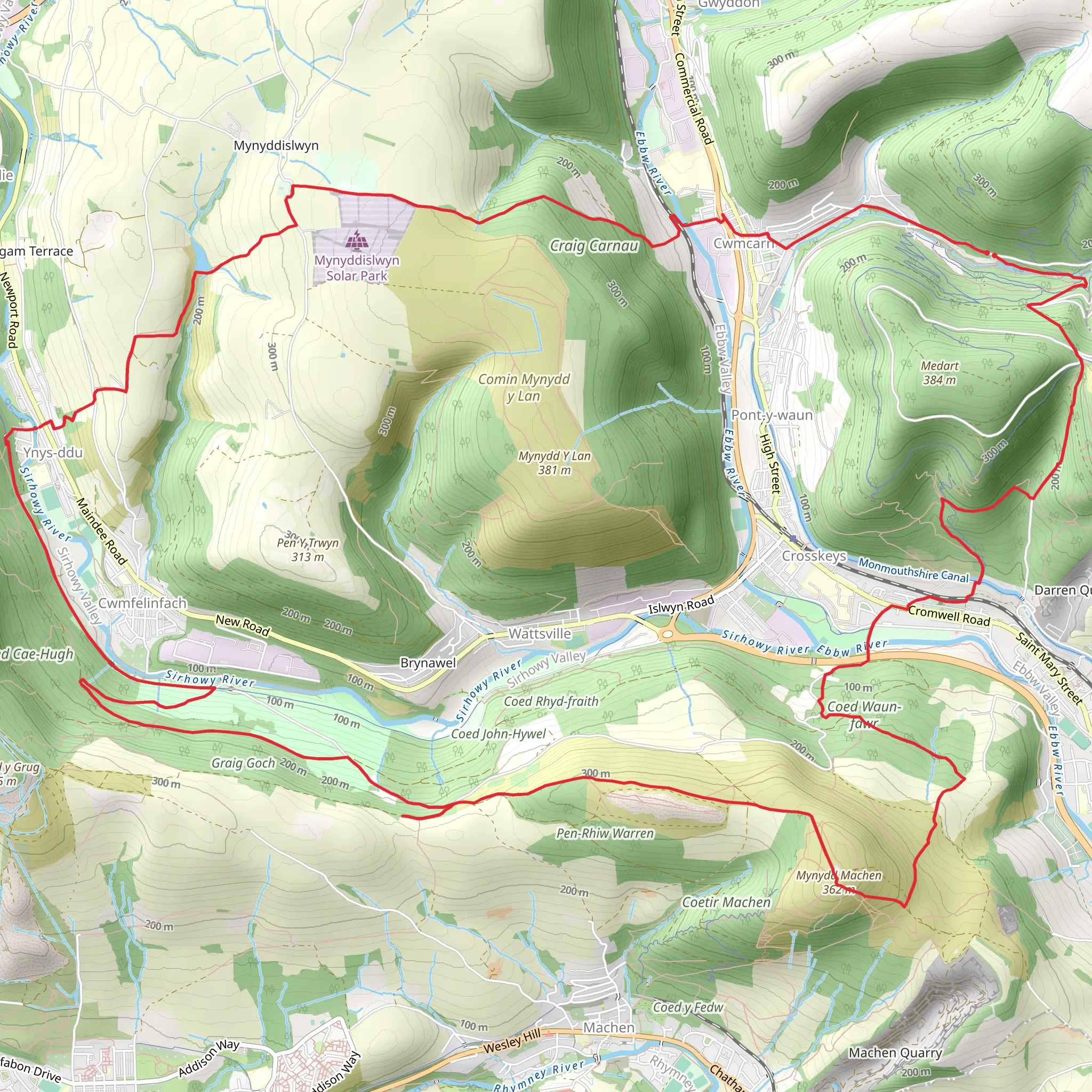 Raven Walk mobile static map