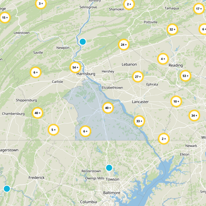 York County Static Map