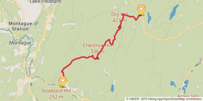 Robert Frost Trail stage 4 Map