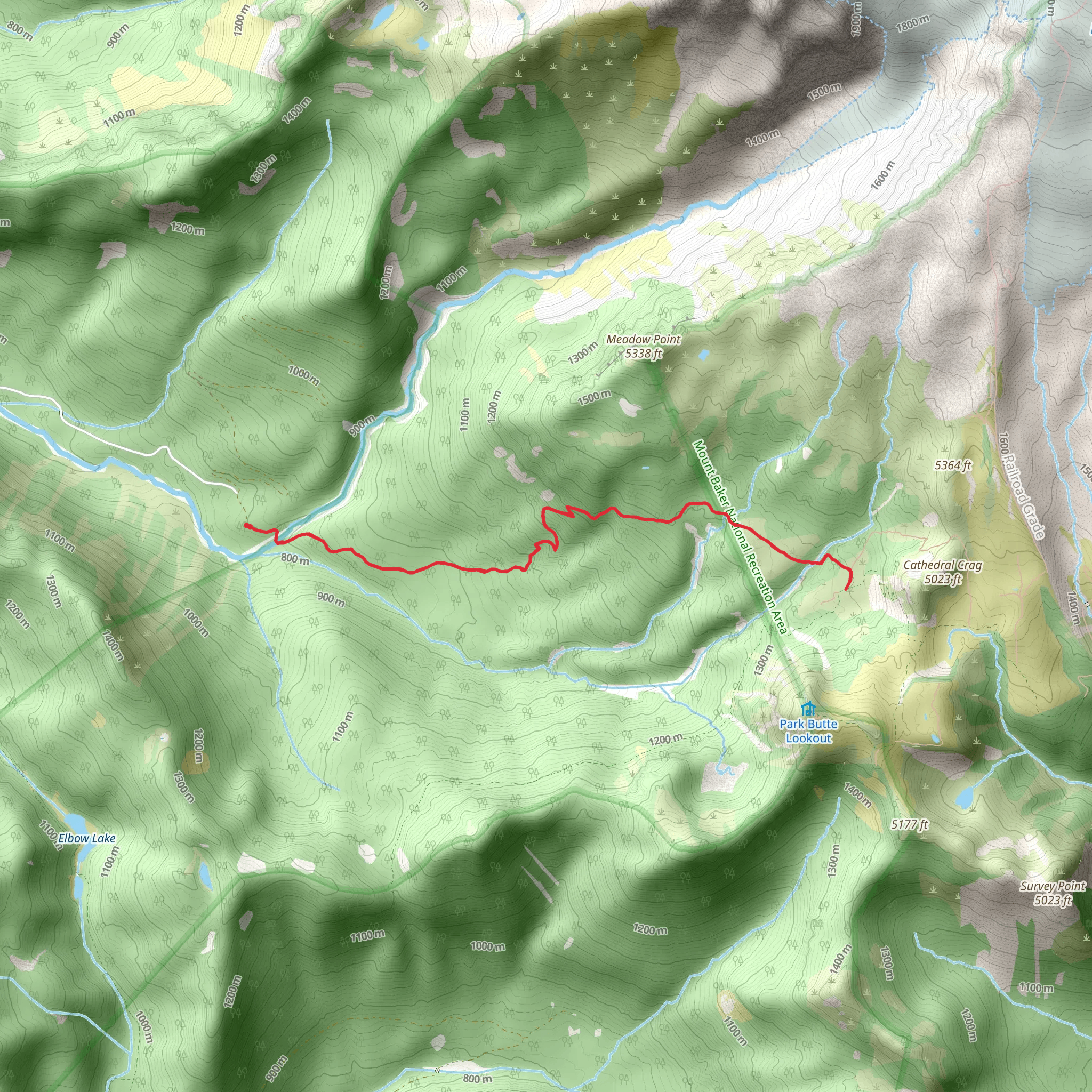 Ridley Creek Trail mobile static map