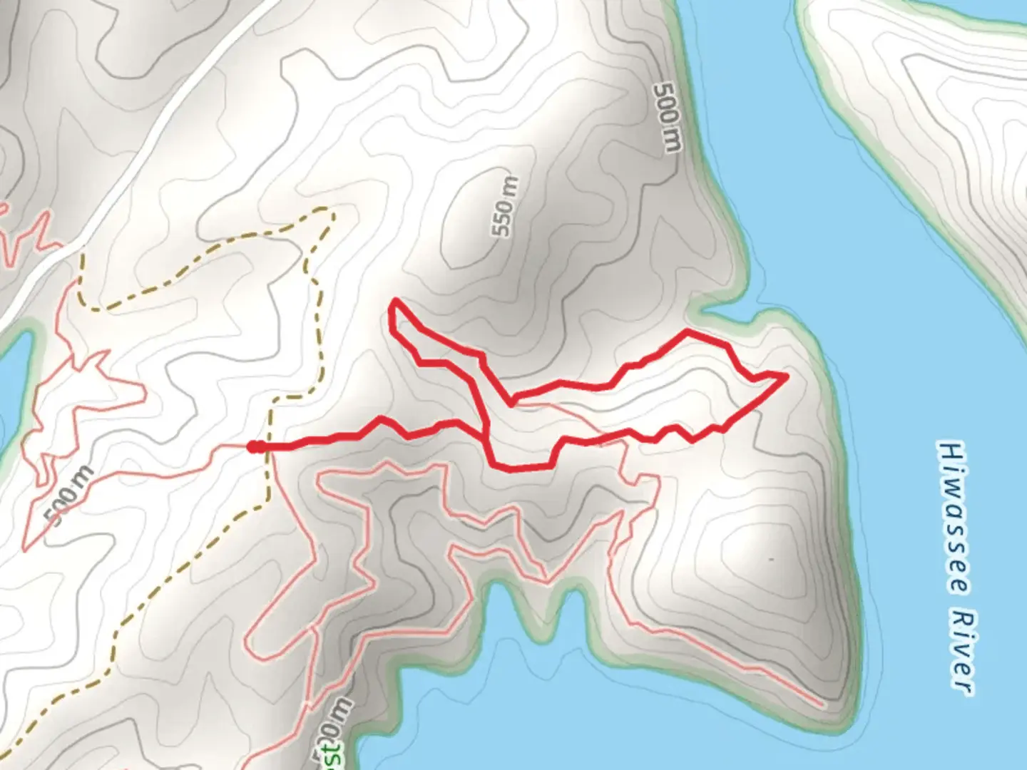 An image depicting the trail Farmer Top Overlook Loop Trail and its surrounding area.