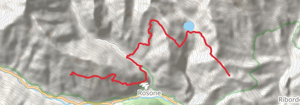 Grande Traversata delle Alpi stage 25 Map