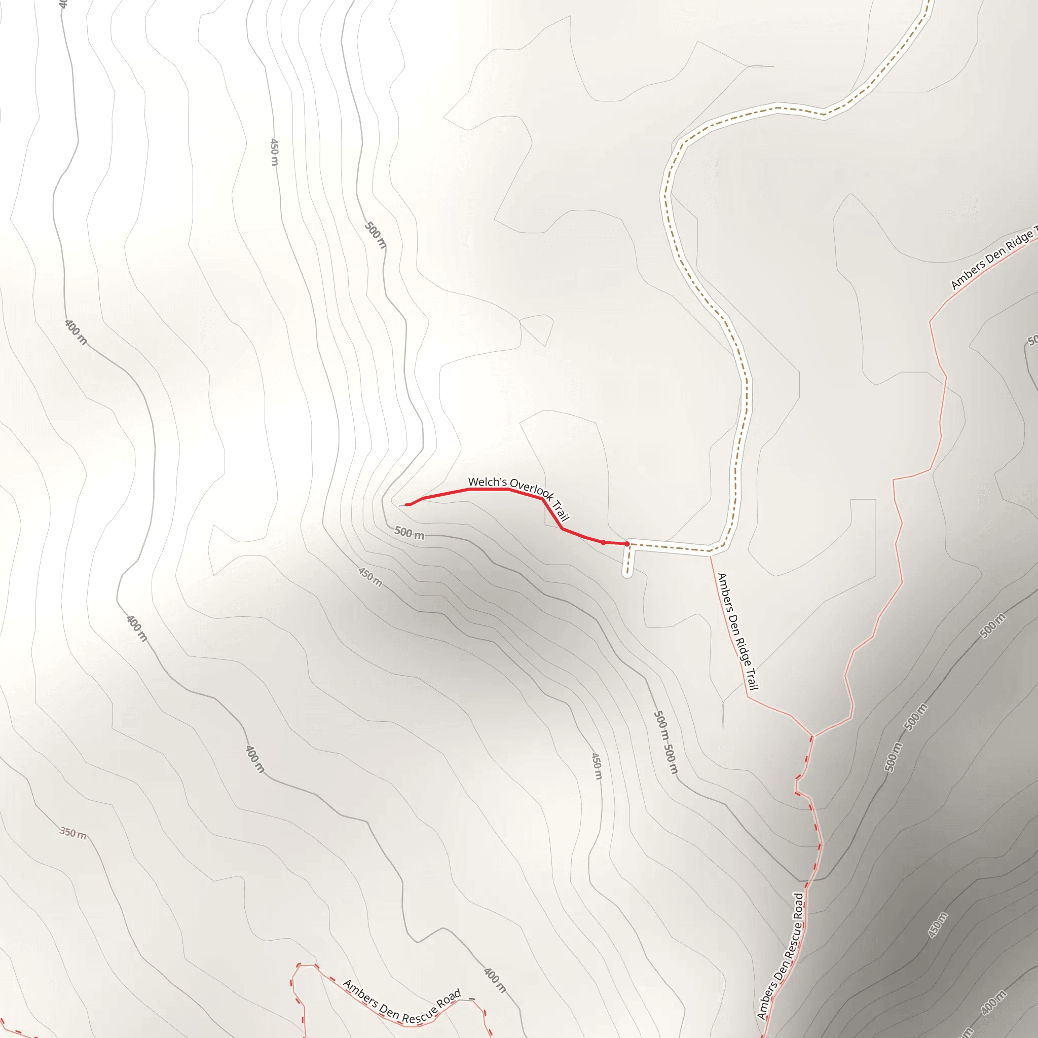 Gross Ridge mobile static map